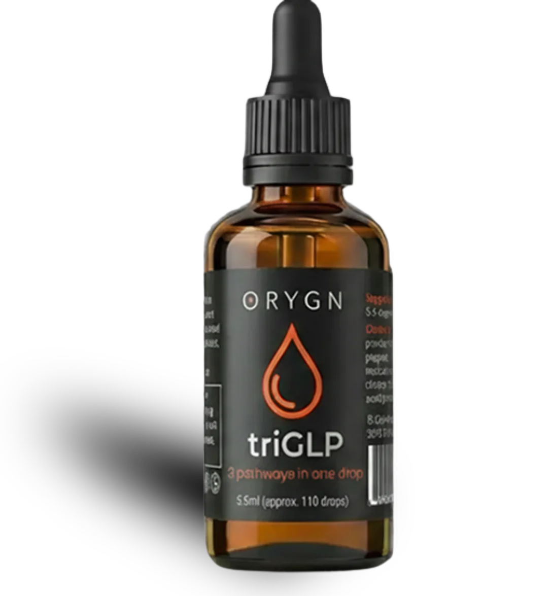 TriGLP — 3 vías en una gota: control del apetito, escudo intestinal y optimizador metabólico
